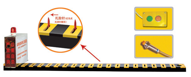 宜宾翠屏区V3嵌入式闯岗自动扎胎器/阻车器